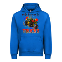 Cobalt easily distracted by trucks Urban Hoodie - AdoDesignShop