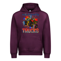Mauve Wine easily distracted by trucks Urban Hoodie - AdoDesignShop