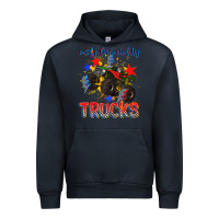 Navy easily distracted by trucks Urban Hoodie - AdoDesignShop