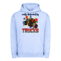 Pigment Grape Ice easily distracted by trucks Urban Hoodie - AdoDesignShop