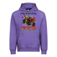 Tulip easily distracted by trucks Urban Hoodie - AdoDesignShop