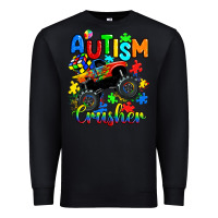 Black autism crusher Premium Sweatshirt - RanaPortraitStore