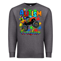 Charcoal Heather autism crusher Premium Sweatshirt - RanaPortraitStore