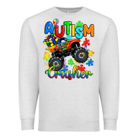 Oatmeal Heather autism crusher Premium Sweatshirt - RanaPortraitStore