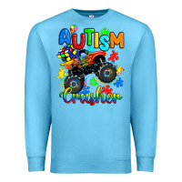 Ocean Blue autism crusher Premium Sweatshirt - RanaPortraitStore