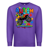 Purple autism crusher Premium Sweatshirt - RanaPortraitStore