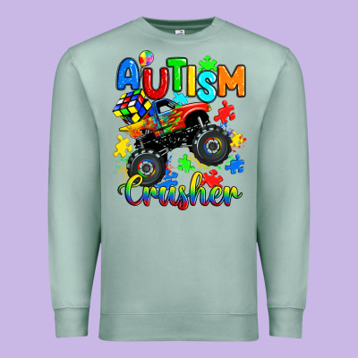 Premium Sweatshirt autism crusher