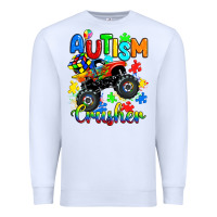 White autism crusher Premium Sweatshirt - RanaPortraitStore