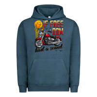 Pigment Midnight Navy if freedom had a sound Urban Hoodie - JahusDesignShop