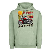 Pigment Oil Green if freedom had a sound Urban Hoodie - JahusDesignShop