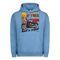 Pigment Pebble Blue if freedom had a sound Urban Hoodie - JahusDesignShop