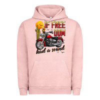 Pigment Salmon if freedom had a sound Urban Hoodie - JahusDesignShop