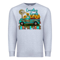 Heather Grey country roads take me home Premium Sweatshirt - RanaPortraitStore