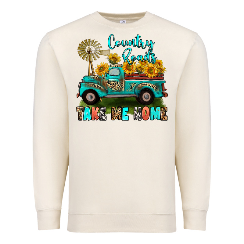 Country Roads Take Me Home Premium Sweatshirt by RanaPortraitStore | Teevron