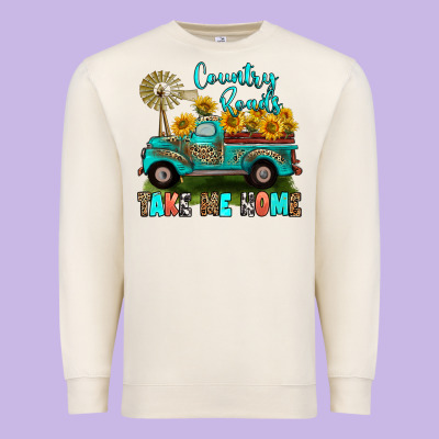 Premium Sweatshirt country roads take me home