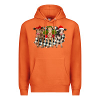 Carrot Christmas heifers front view Premium Hoodie - RanaPortraitStore