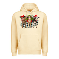 Pina Colada Christmas heifers front view Premium Hoodie - RanaPortraitStore