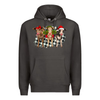 Smoke Christmas heifers front view Premium Hoodie - RanaPortraitStore