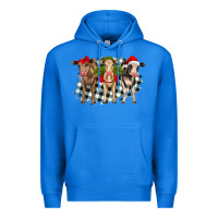 True Royal Christmas heifers front view Premium Hoodie - RanaPortraitStore