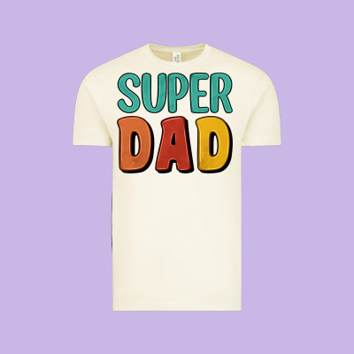 Super Dad Vintage Tee Designed By Artiststas