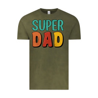 Vintage Olive super dad Vintage Tee - Artiststas