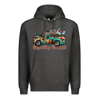 Charcoal Heather respiratory therapist truck Premium Hoodie - RacoonDesign