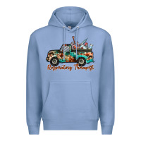 Colony Blue respiratory therapist truck Premium Hoodie - RacoonDesign