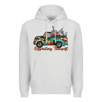 Dove Grey respiratory therapist truck Premium Hoodie - RacoonDesign