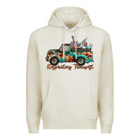 Oatmeal Heather respiratory therapist truck Premium Hoodie - RacoonDesign