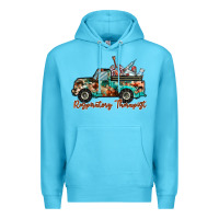 Ocean Blue respiratory therapist truck Premium Hoodie - RacoonDesign
