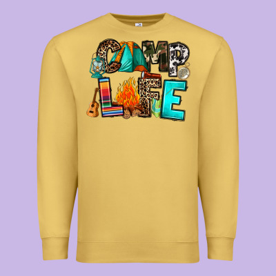Premium Sweatshirt camp life