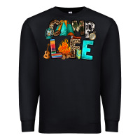 Black camp life Premium Sweatshirt - RanaPortraitStore