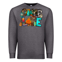 Charcoal Heather camp life Premium Sweatshirt - RanaPortraitStore