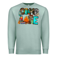 Seafoam camp life Premium Sweatshirt - RanaPortraitStore