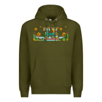 Army Green tx texas 16oz libbey glass Premium Hoodie - HRA Design Shop