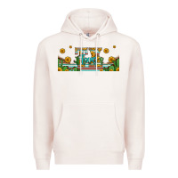 Pale Pink tx texas 16oz libbey glass Premium Hoodie - HRA Design Shop