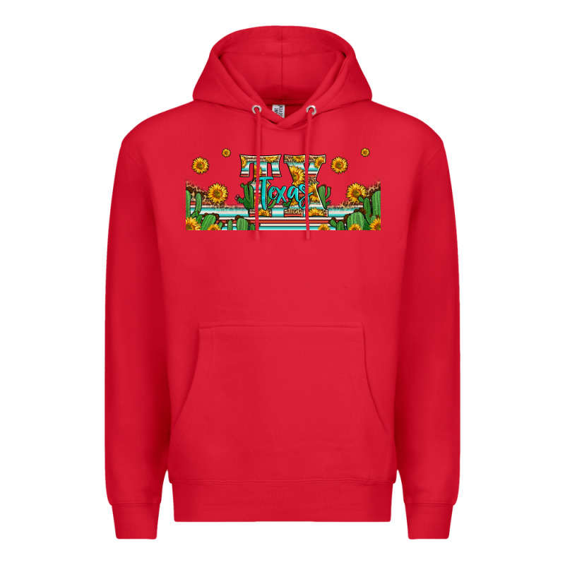 Tx Texas 16oz Libbey Glass Premium Hoodie by HRA Design Shop | Teevron