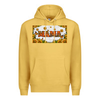 Antique Gold sunflowers and butterflies mama license plate Premium Hoodie - HRA Design Shop