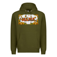 Army Green sunflowers and butterflies mama license plate Premium Hoodie - HRA Design Shop