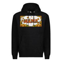 Black sunflowers and butterflies mama license plate Premium Hoodie - HRA Design Shop