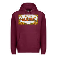 Burgundy sunflowers and butterflies mama license plate Premium Hoodie - HRA Design Shop