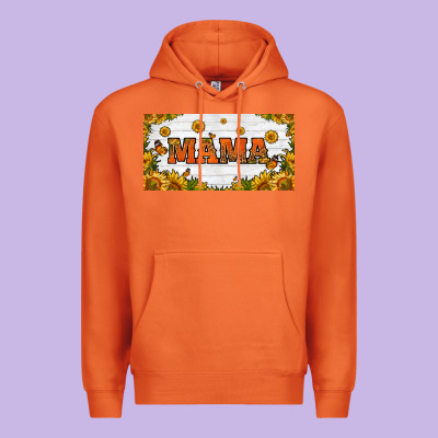 Sunflowers And Butterflies Mama License Plate Premium Hoodie Designed By Hra Design Shop