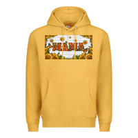 Mustard sunflowers and butterflies mama license plate Premium Hoodie - HRA Design Shop