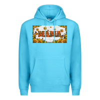 Ocean Blue sunflowers and butterflies mama license plate Premium Hoodie - HRA Design Shop