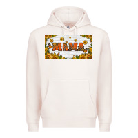 Pale Pink sunflowers and butterflies mama license plate Premium Hoodie - HRA Design Shop
