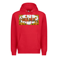 Red sunflowers and butterflies mama license plate Premium Hoodie - HRA Design Shop