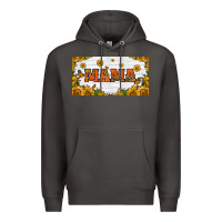 Smoke sunflowers and butterflies mama license plate Premium Hoodie - HRA Design Shop