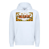 White sunflowers and butterflies mama license plate Premium Hoodie - HRA Design Shop