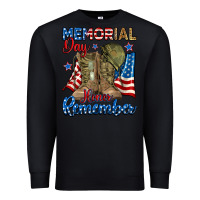 Black memorial day honor remember Premium Sweatshirt - RanaPortraitStore