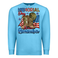 Ocean Blue memorial day honor remember Premium Sweatshirt - RanaPortraitStore